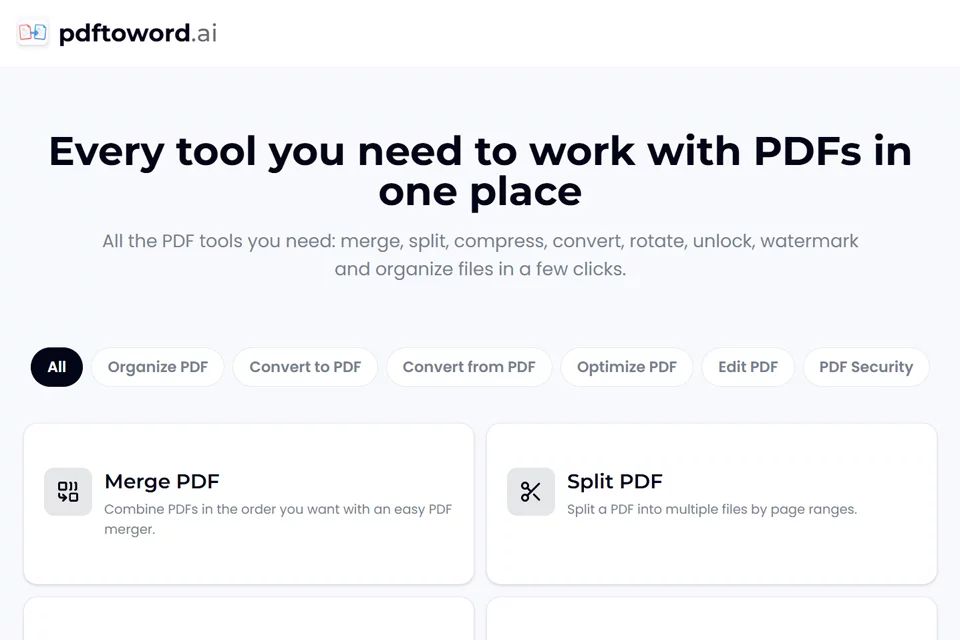 Pdftoword AI
