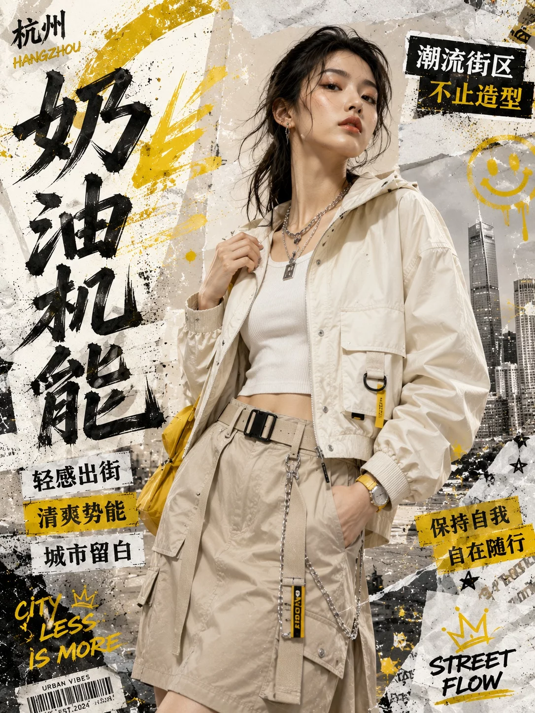 提示词灵感!9款中国城市涂鸦海报,张张都很出片