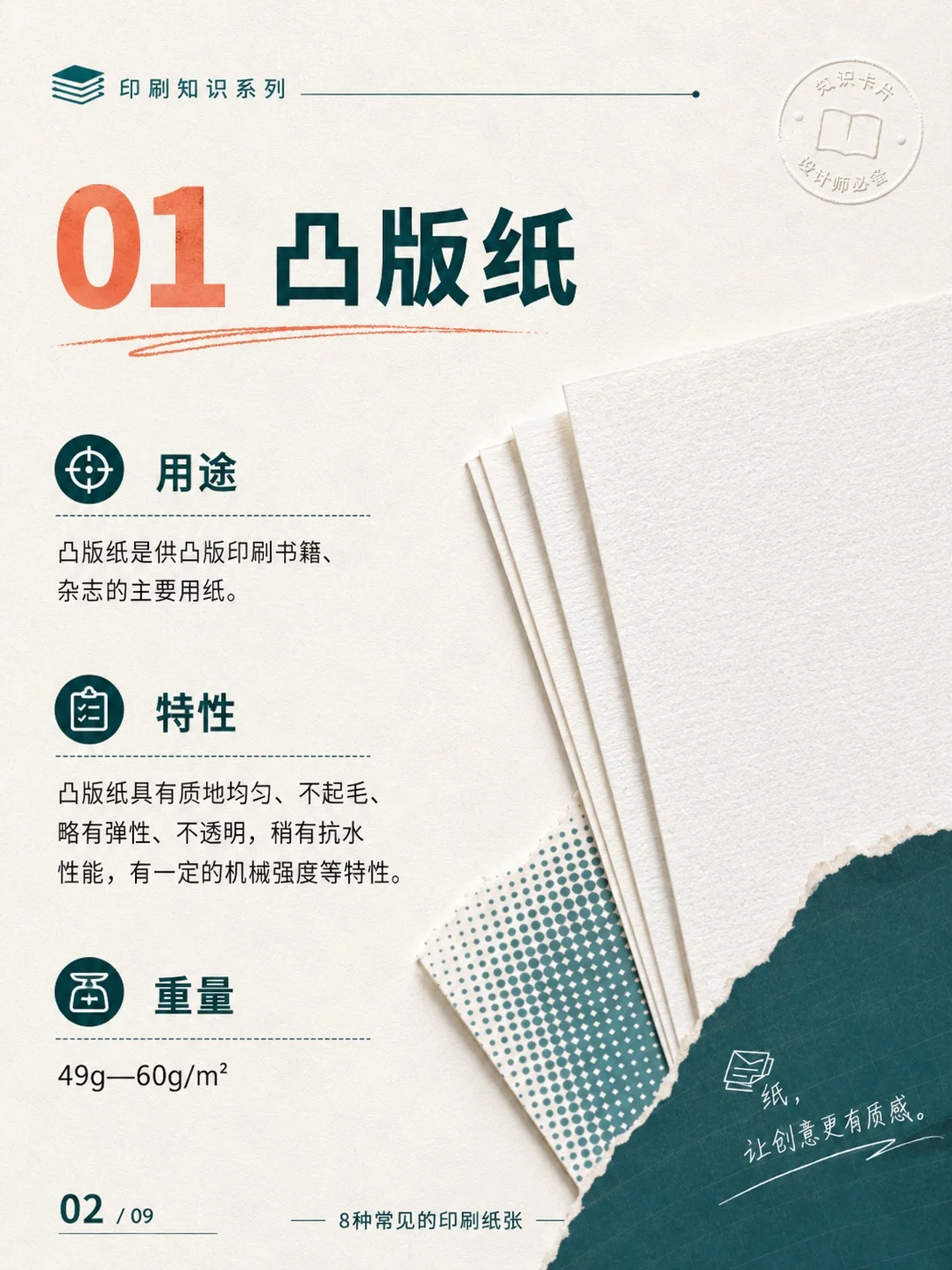 印刷选纸别再靠猜!8种常见纸张用途一次看懂