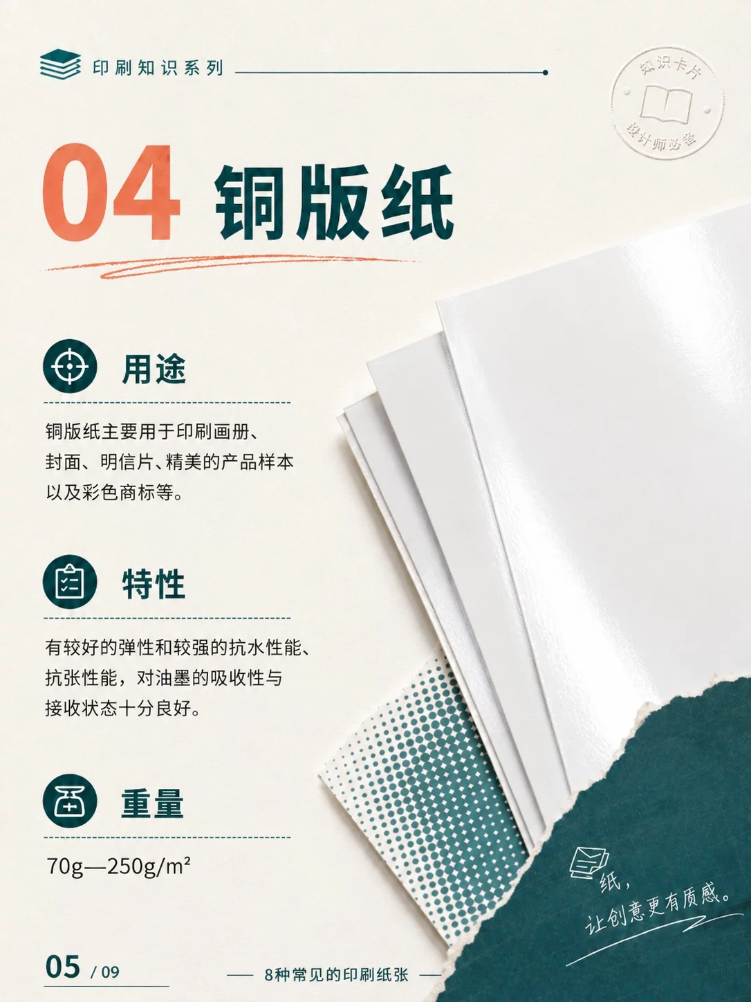 印刷选纸别再靠猜!8种常见纸张用途一次看懂