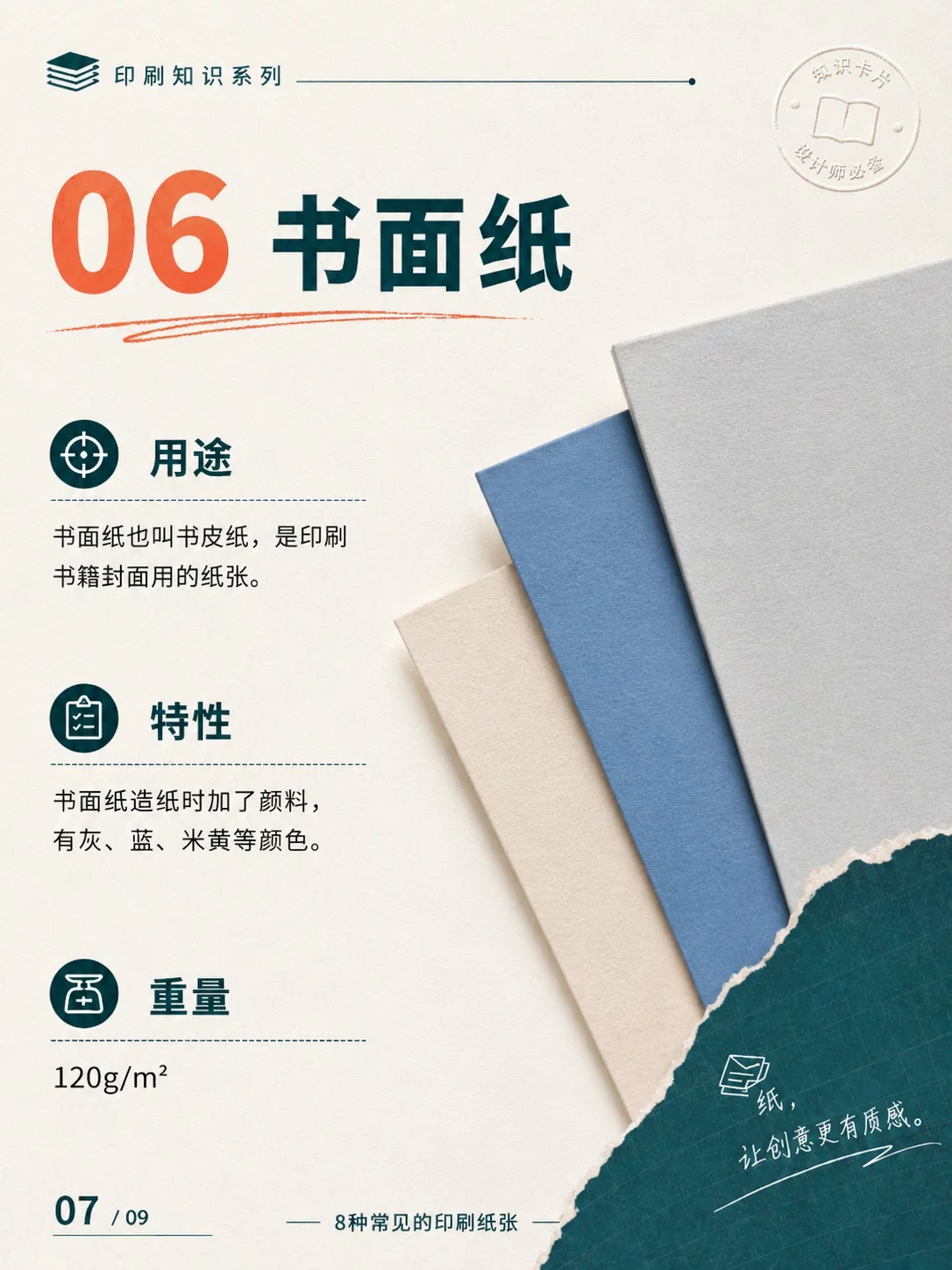 印刷选纸别再靠猜!8种常见纸张用途一次看懂