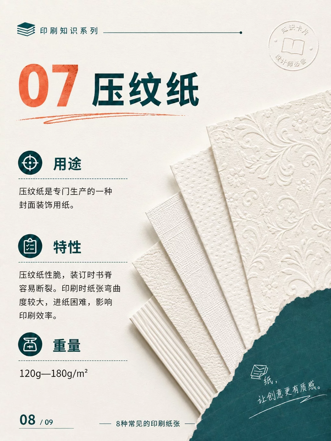 印刷选纸别再靠猜!8种常见纸张用途一次看懂