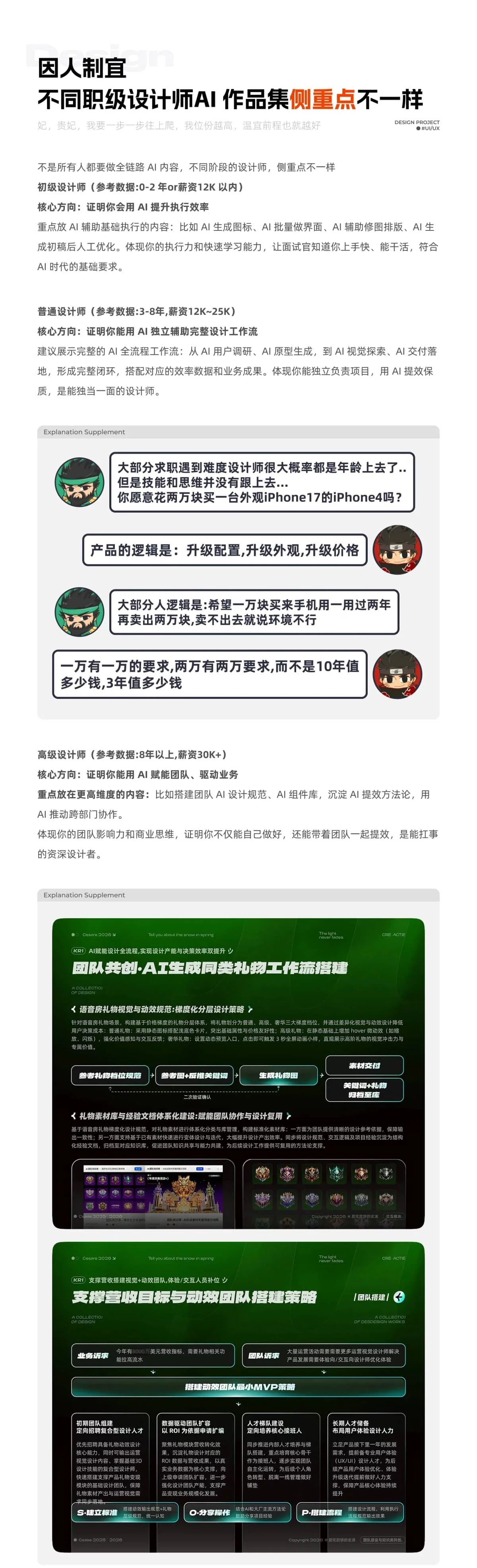 AI+UX作品集全攻略!如何在作品里体现AI辅助设计工作流?