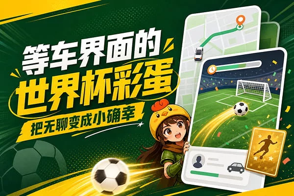 为什么滴滴要在等车页里塞一个踢球游戏？