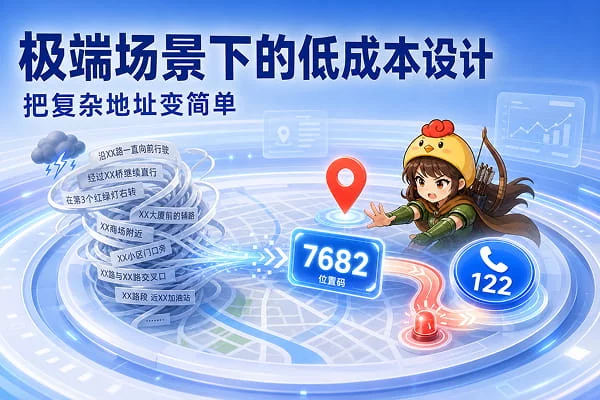 发生车祸说不清位置？高德地图报警位置码救了大忙