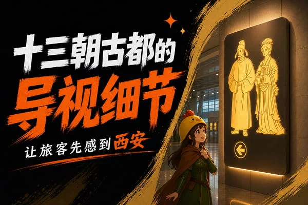 西安东站的导视系统升级，把日常如厕变成文化体验