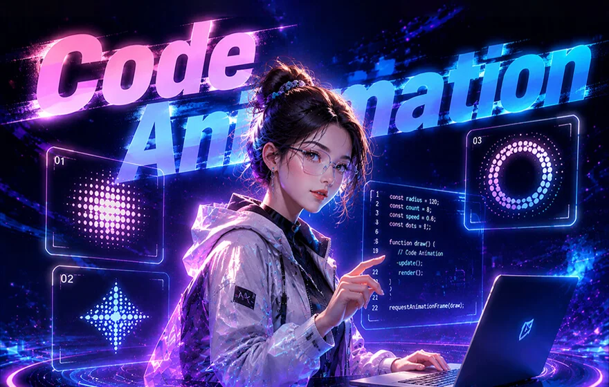 不碰设计软件，我是怎么靠 Coding 做动画的？