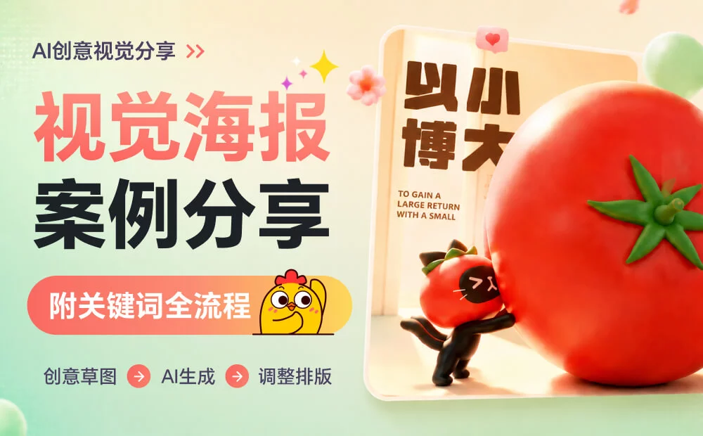 没想到我一个没有绘画基础的设计师,也能做这种海报!