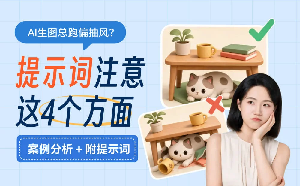 AI生图总跑偏抽风?收好这份AI生图防翻车指南!