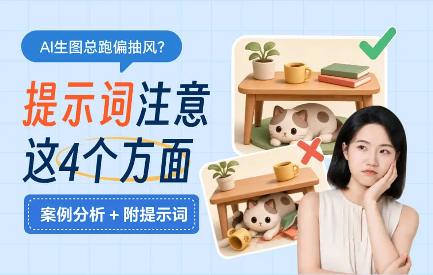 AI生图总跑偏抽风?收好这份AI生图防翻车指南!