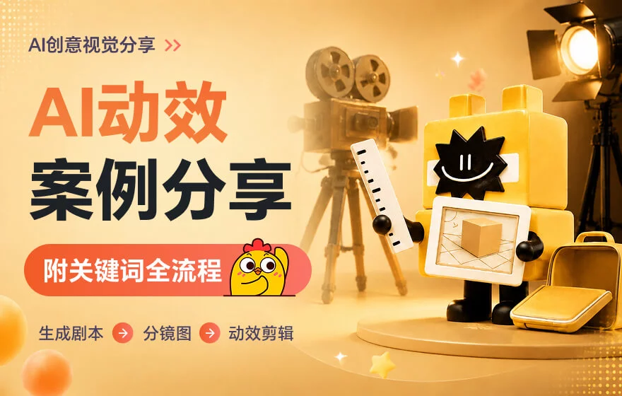 关键词都分享出来了,别再问这个动态怎么用AI做了!