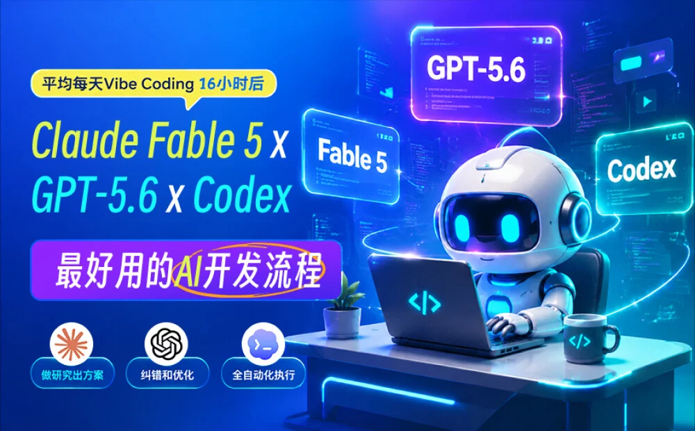每天Vibe Coding 16小时后,这是我觉得现在最好用的AI开发流程!