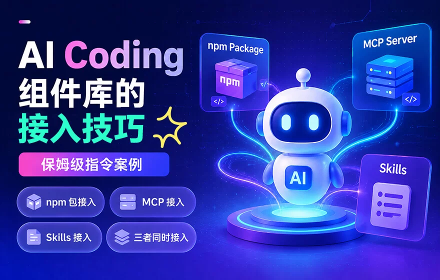 超详细！AI Coding中组件库的接入技巧+保姆级指令案例！