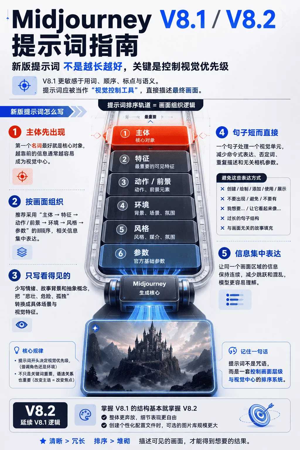 超多案例!Midjourney 最新版提示词编写指南!