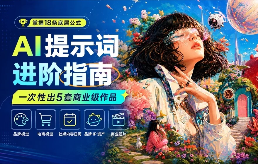 掌握这18条底层公式，一次性出5套商业级作品拿捏AI