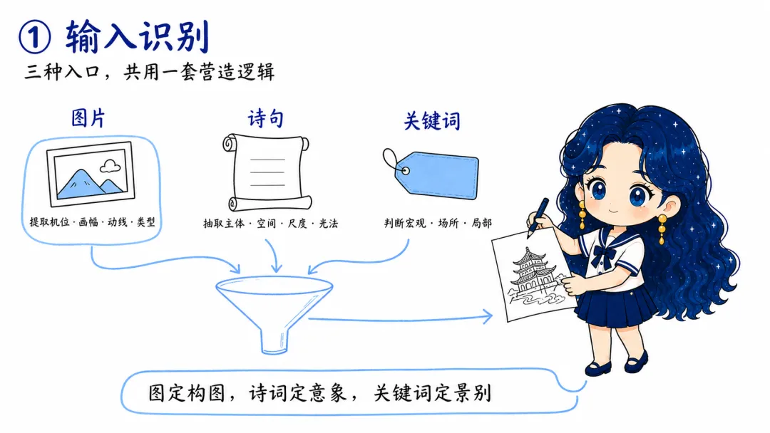 一句话直出各种仙境提示词,这个提示词Skill带你创造仙侠世界!