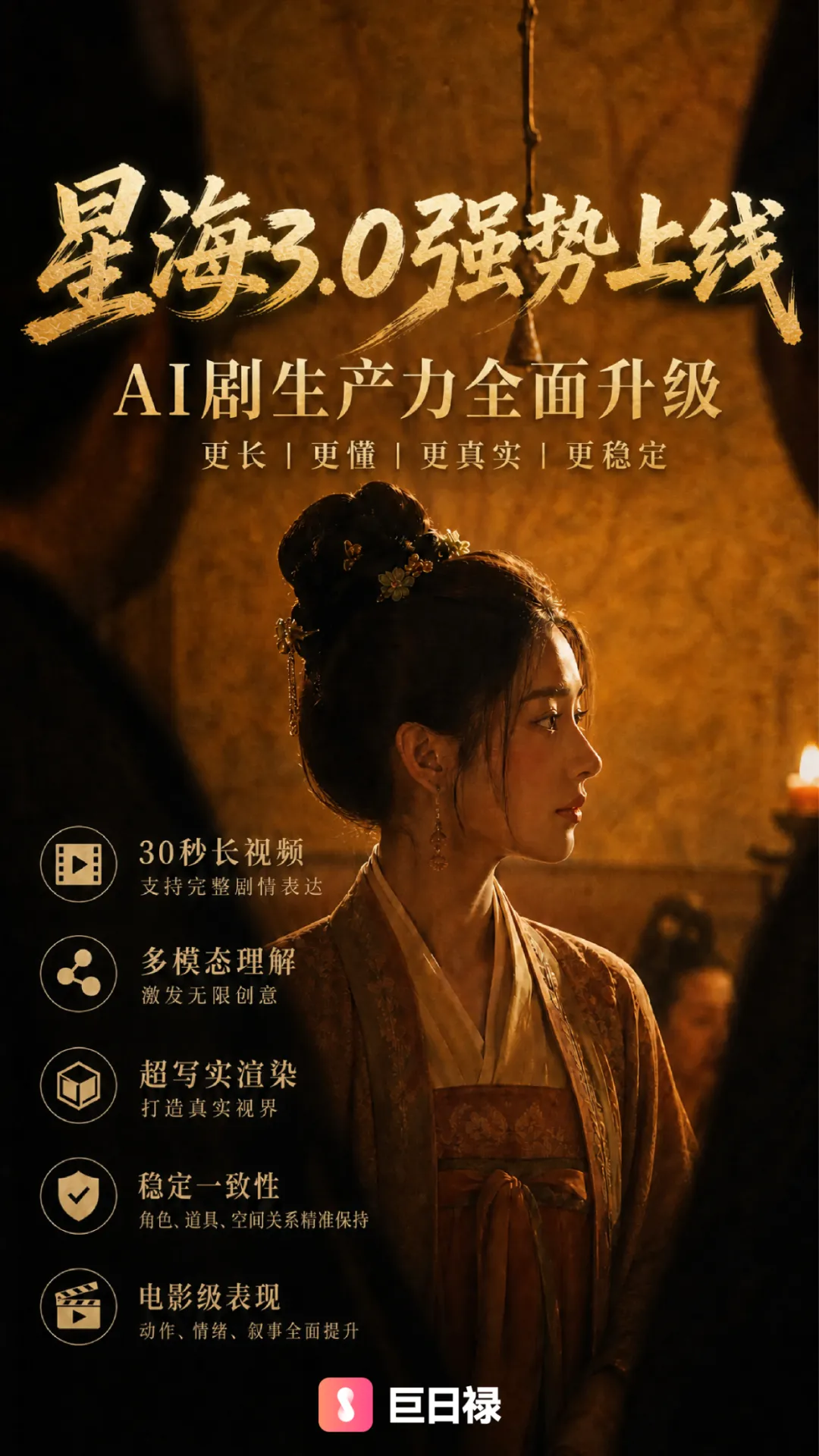 阿里Wan3.0正式接入巨日禄，星海3.0让AI短剧单段直出30秒