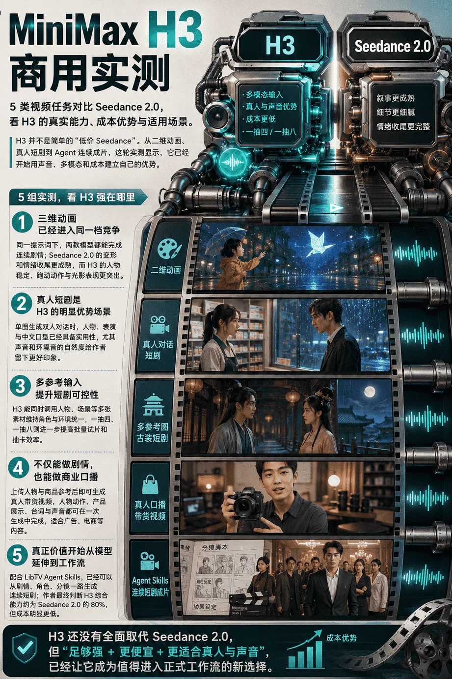 做一集短剧才20元?MiniMax H3 把AI视频成本打下来了!
