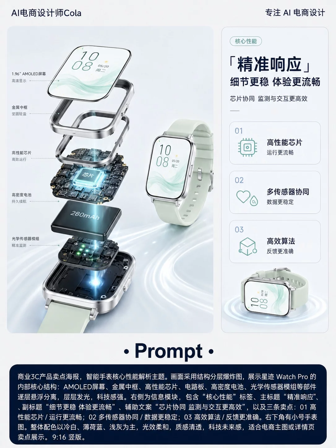 1张白底图做一套详情页!AIGC电商设计这套方法太省素材