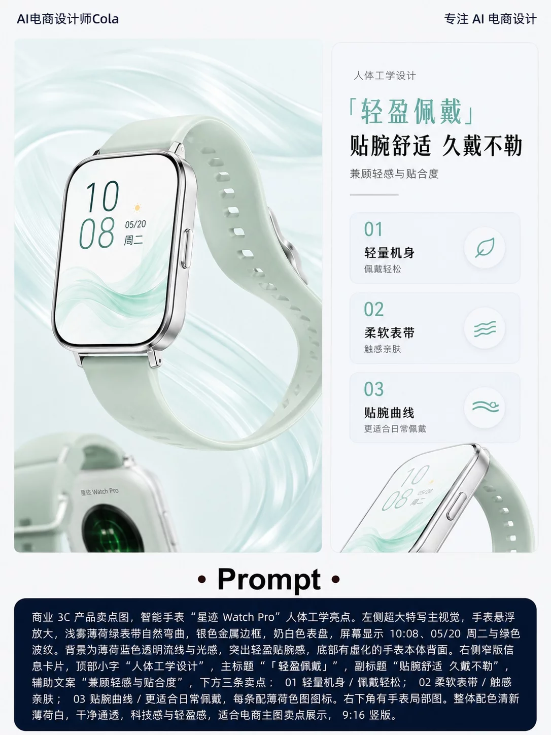 1张白底图做一套详情页!AIGC电商设计这套方法太省素材