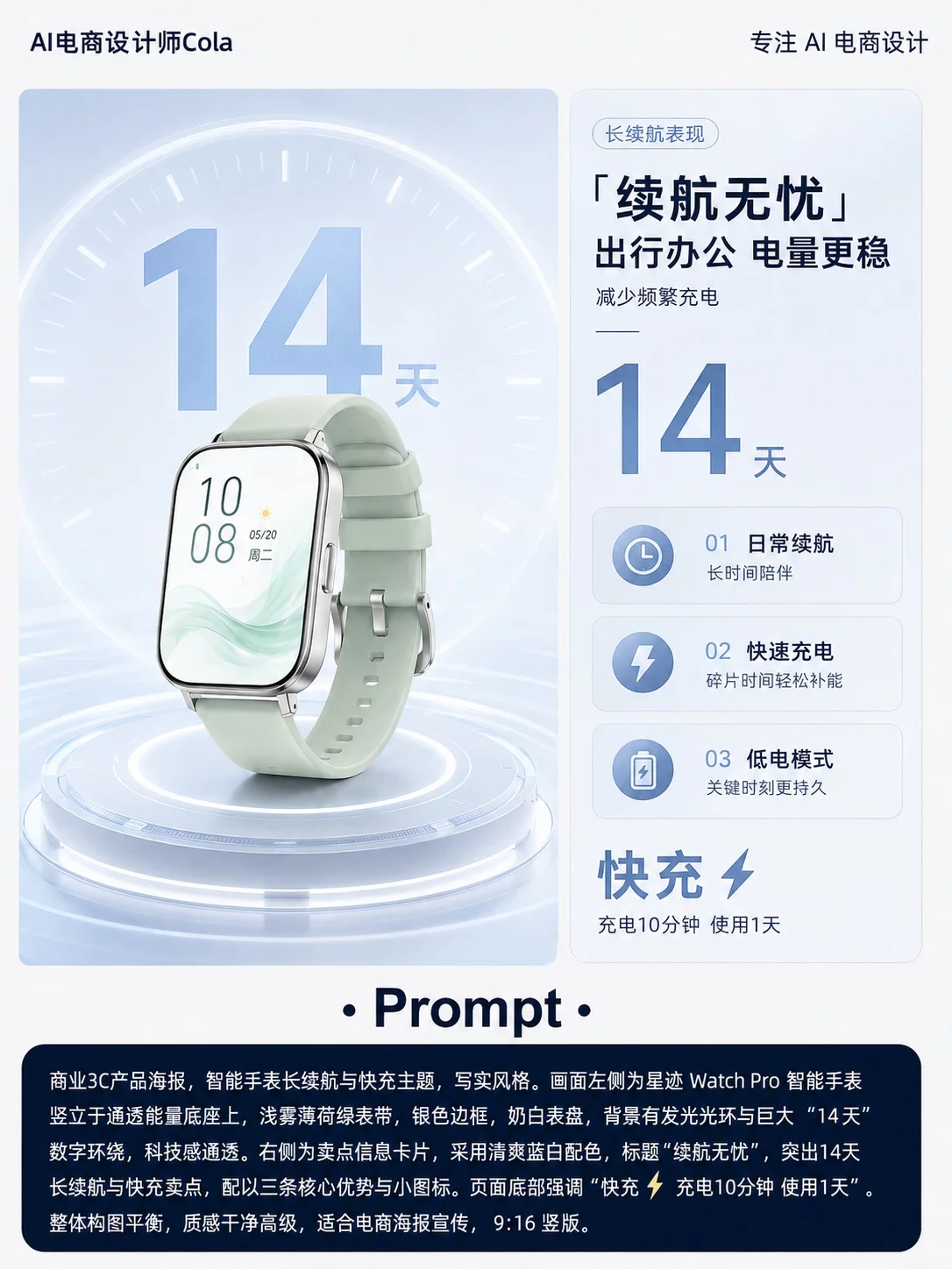 1张白底图做一套详情页!AIGC电商设计这套方法太省素材