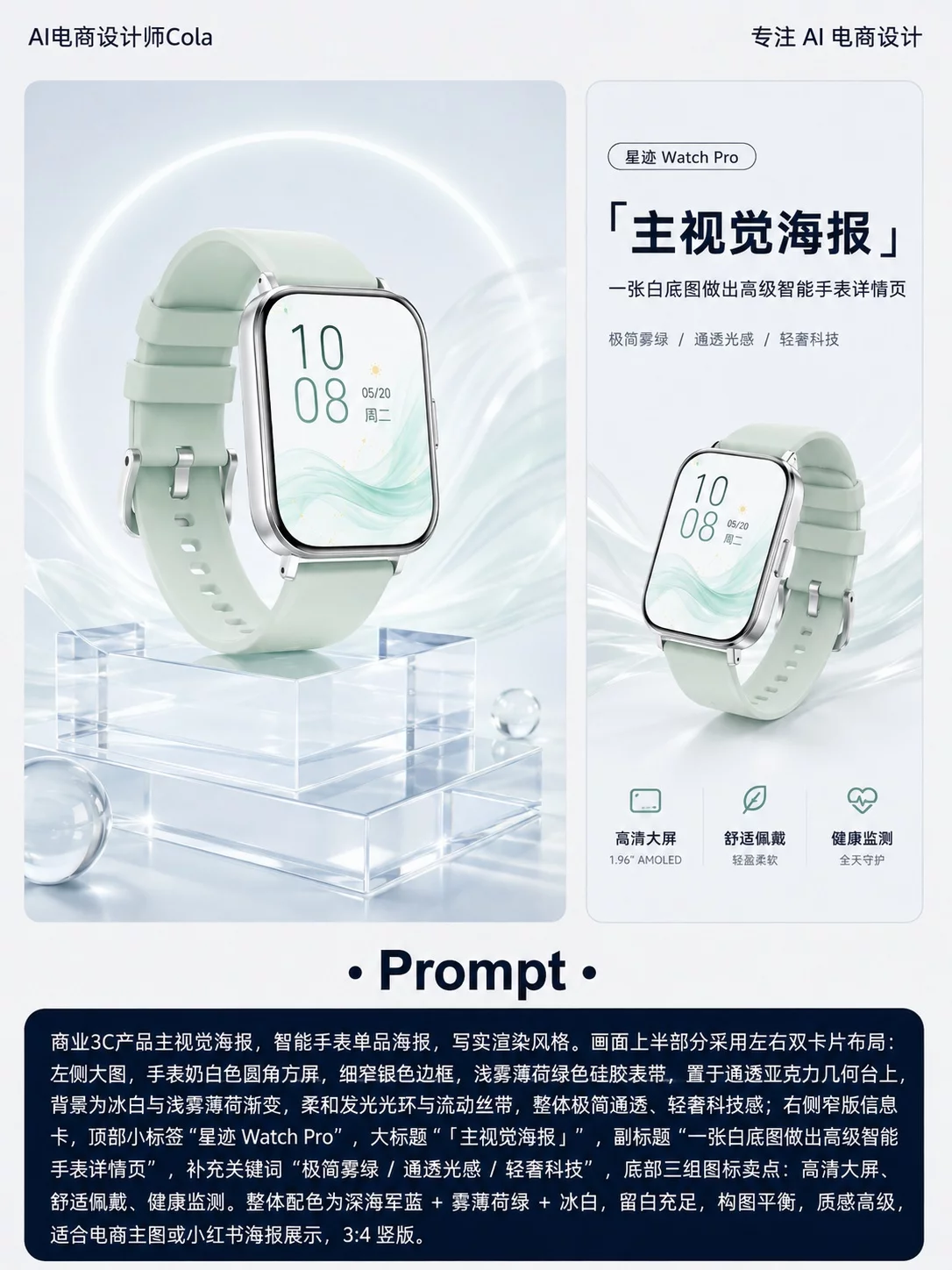 1张白底图做一套详情页!AIGC电商设计这套方法太省素材