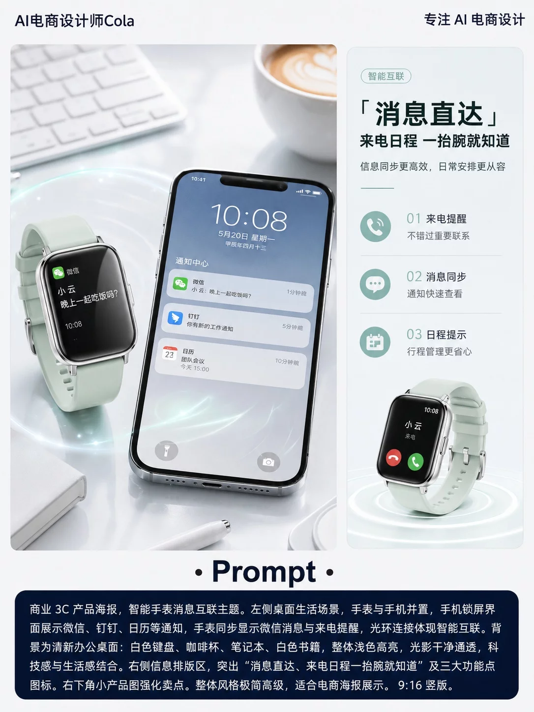 1张白底图做一套详情页!AIGC电商设计这套方法太省素材