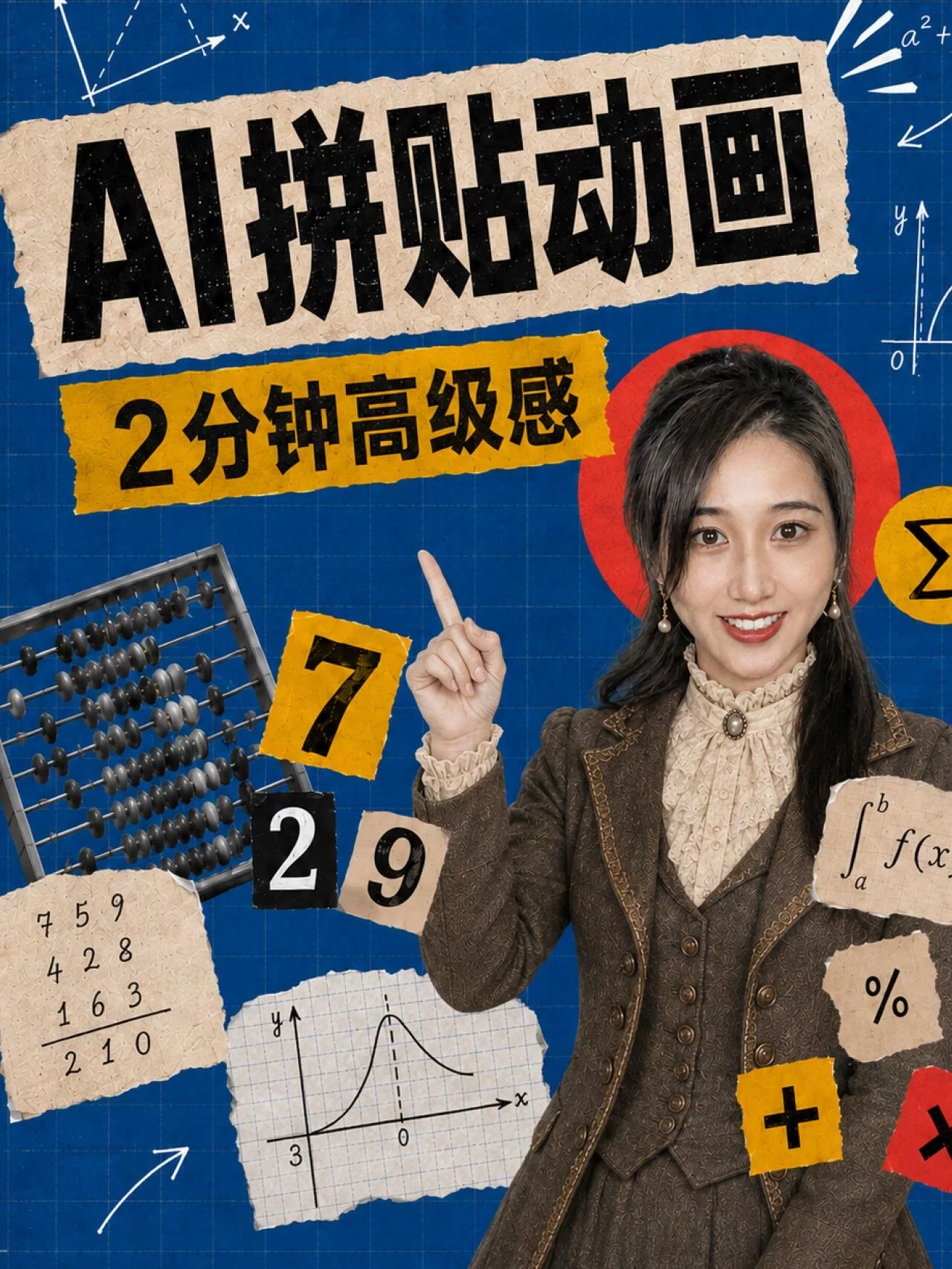 不会AE也能做拼贴动画！3步教你用AI快速出片