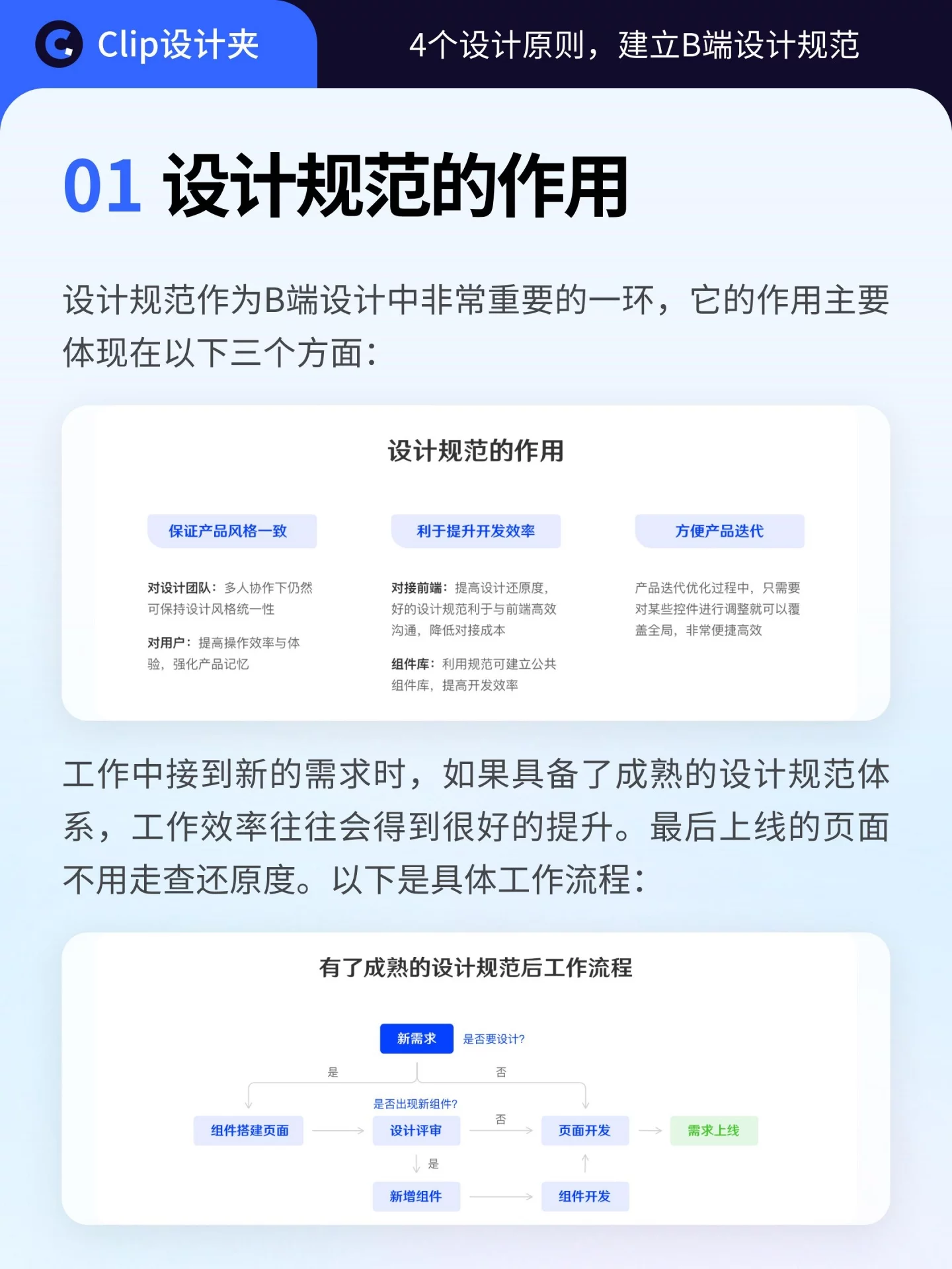 4个原则搞定B端规范!清晰高效好用还方便迭代