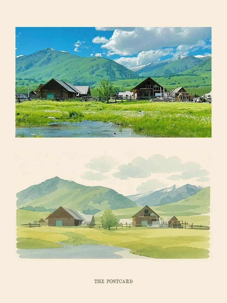 照片还能这么玩！1招把旅行照变成高级感手绘明信片