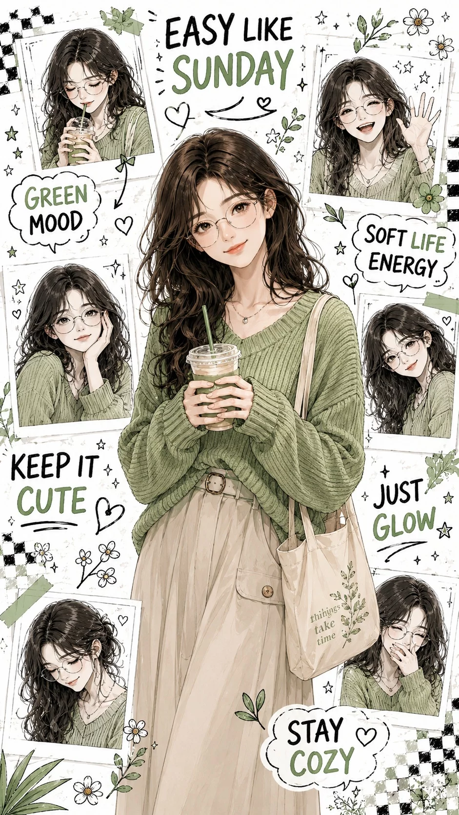 漫画感爆棚的人物海报提示词!人物加涂鸦太出片了