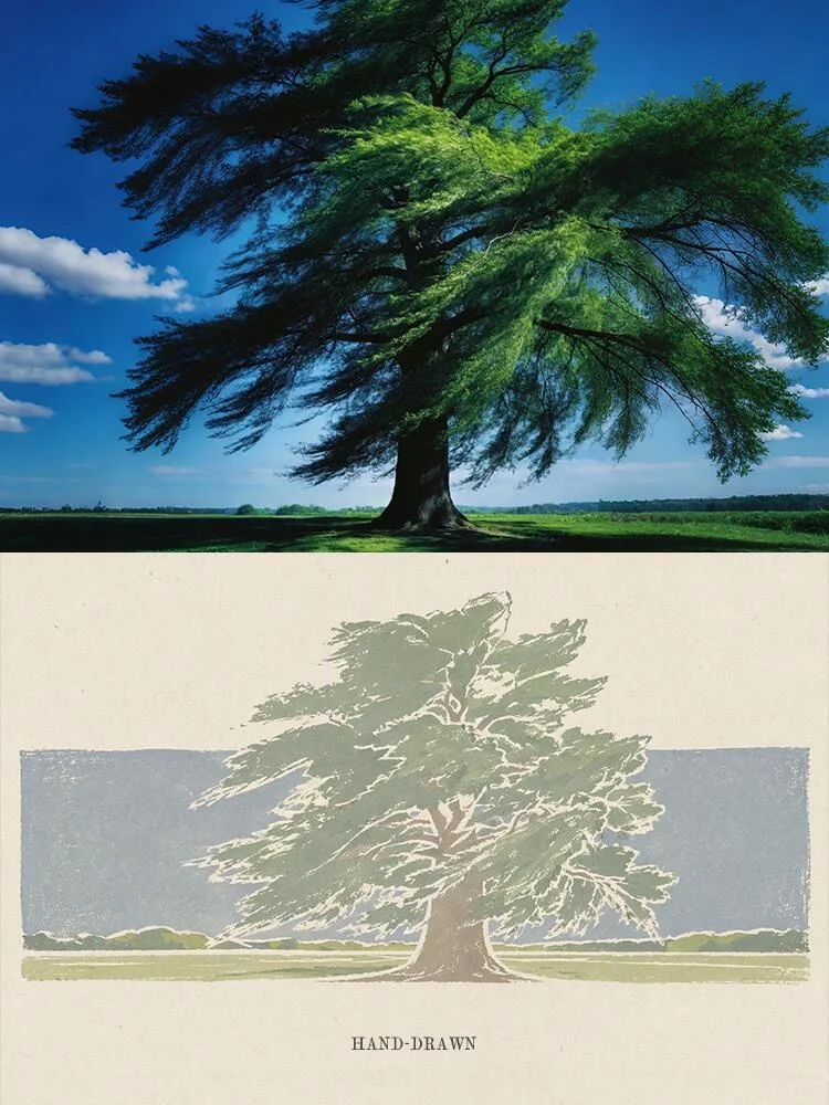 这套莫兰迪手绘提示词太出片了！把普通照片秒变艺术画册