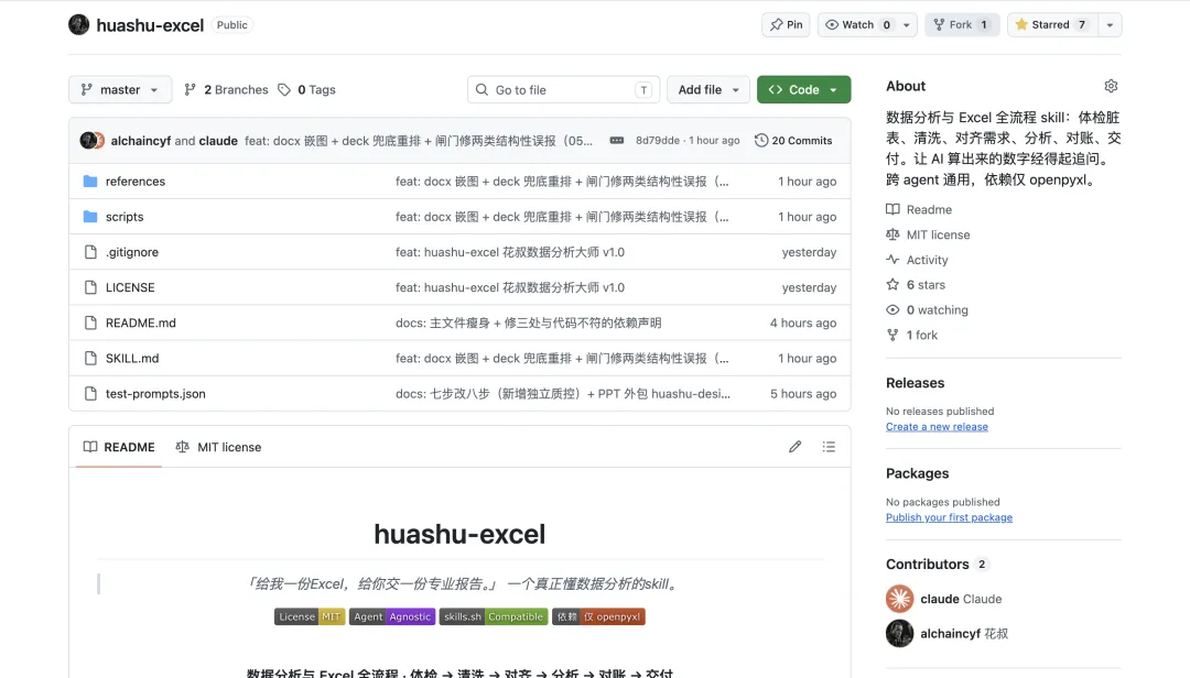 免费开源!可能是最好用的Excel数据处理和分析Skill
