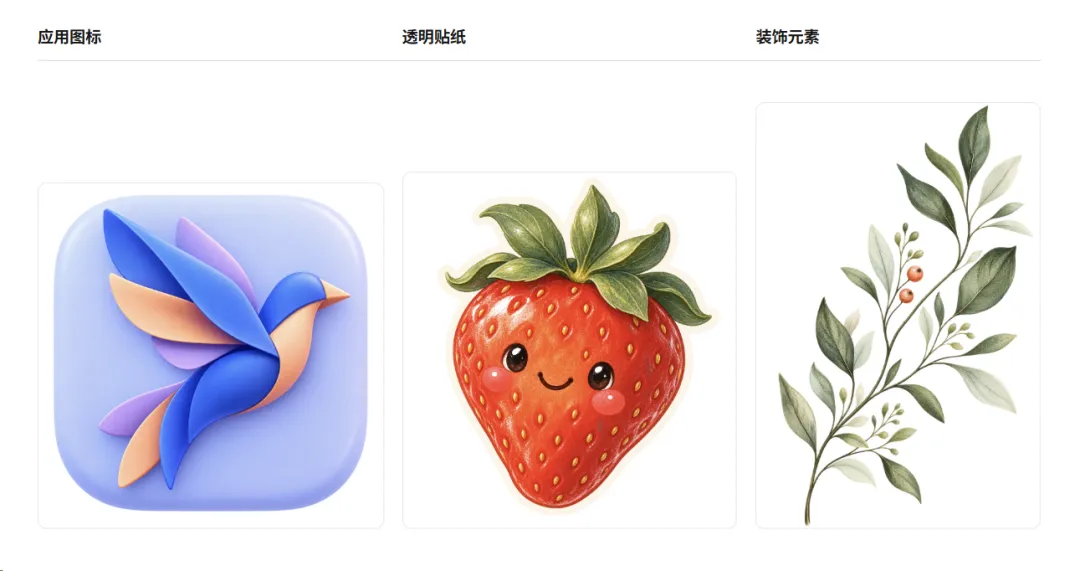 直出任意叠加的无背景素材！GPT Image 2支持生成免抠透明图了！