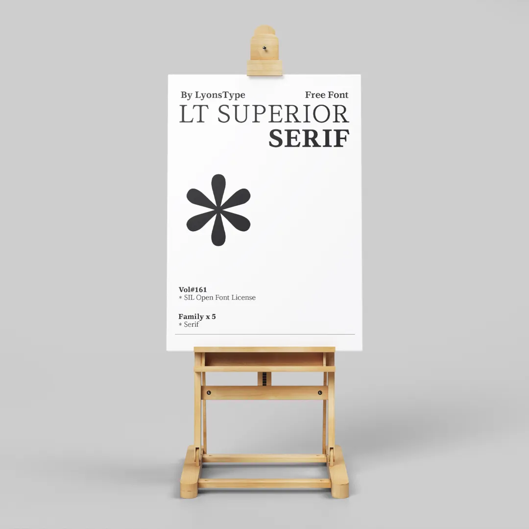 设计师闭眼入！超精致的免费衬线字体LT Superior Serif 来了！