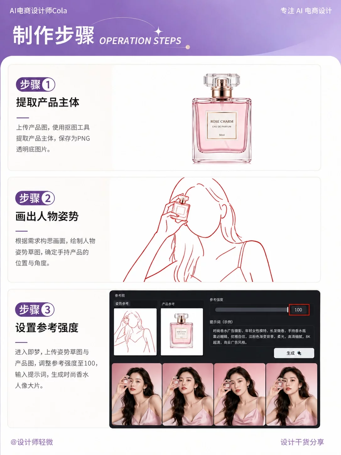 AI电商设计技巧！一根线就能把人物姿势控得更准