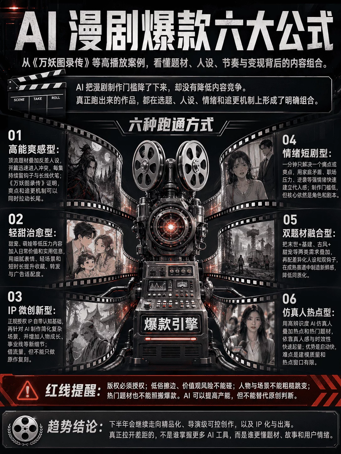 拆解多部上亿播放的AI漫剧,我总结了六大爆款公式!