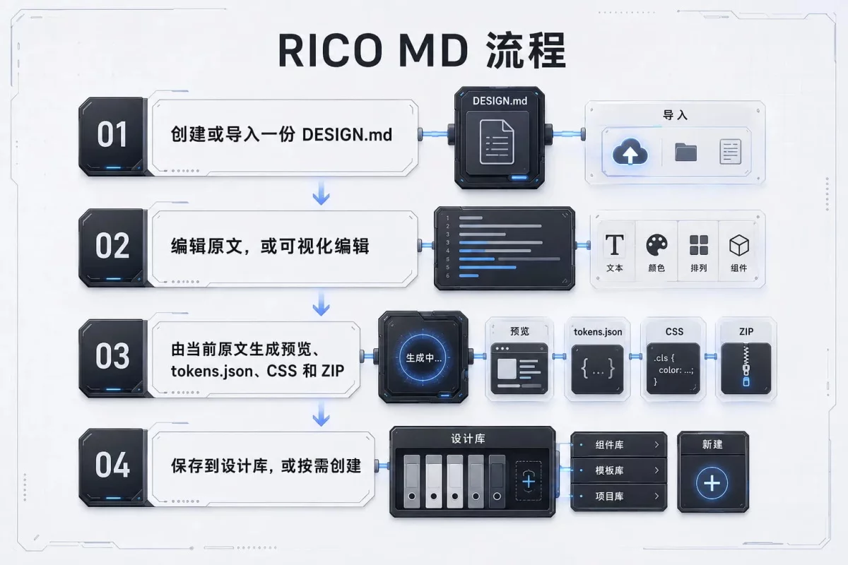 AI 写界面总跑偏?给它一份 Design.md 就稳了!
