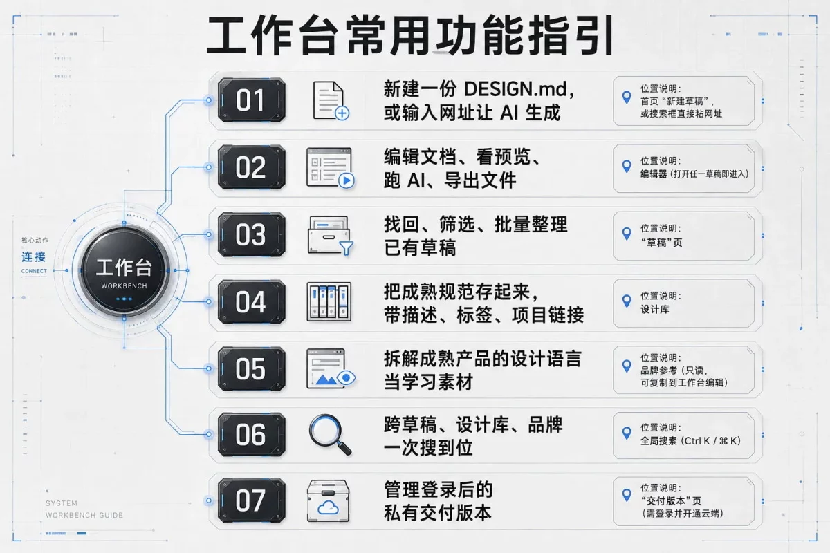 AI 写界面总跑偏?给它一份 Design.md 就稳了!