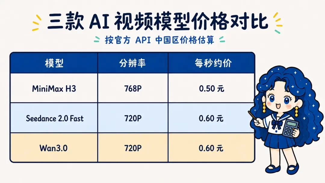哪个更好用更省钱？3个主流AI视频模型超详细测评来了！