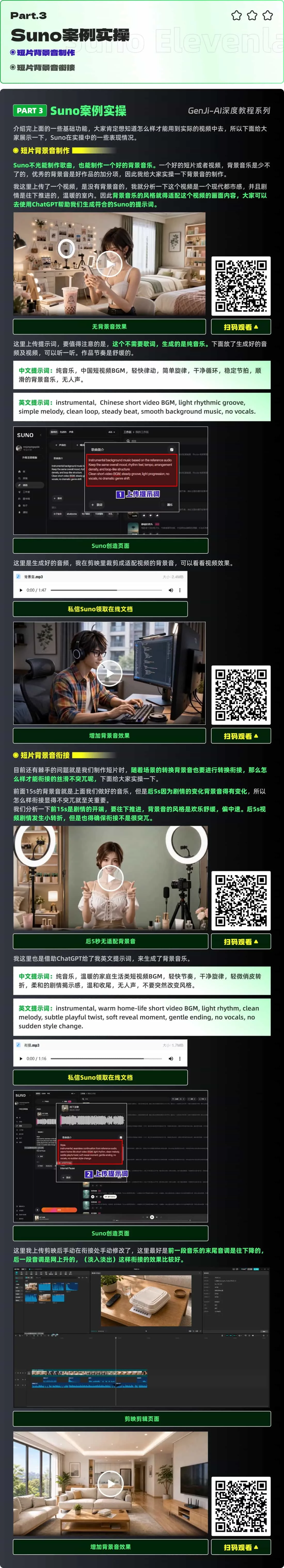 超多案例!Suno+Elevenlabs 零基础AI创作音乐全流程