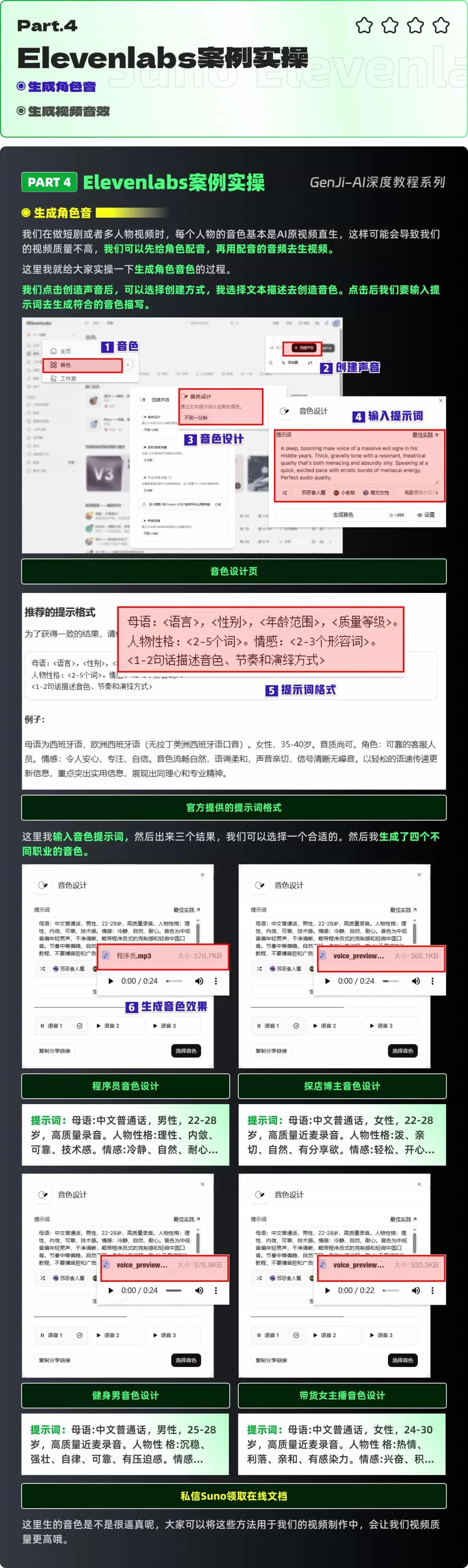 超多案例!Suno+Elevenlabs 零基础AI创作音乐全流程