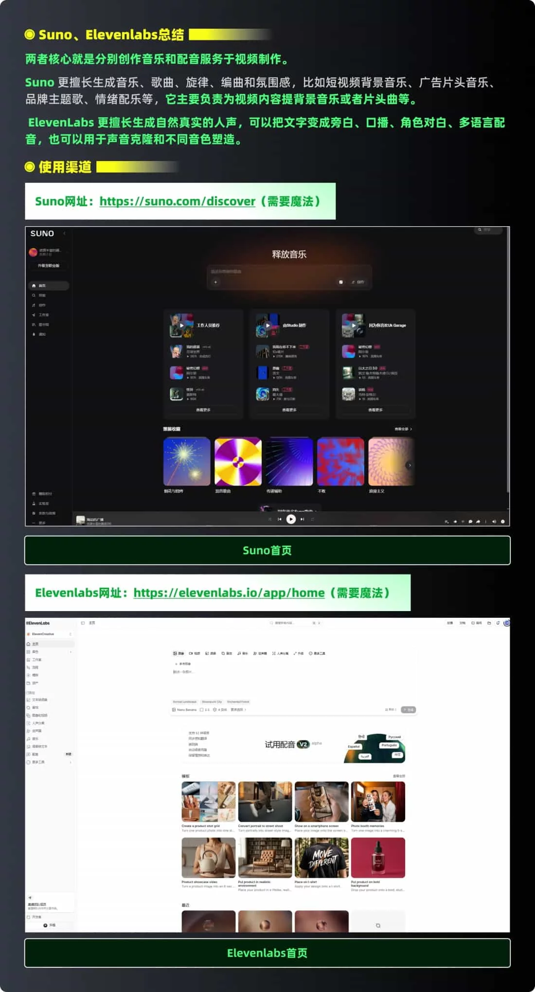 超多案例!Suno+Elevenlabs 零基础AI创作音乐全流程