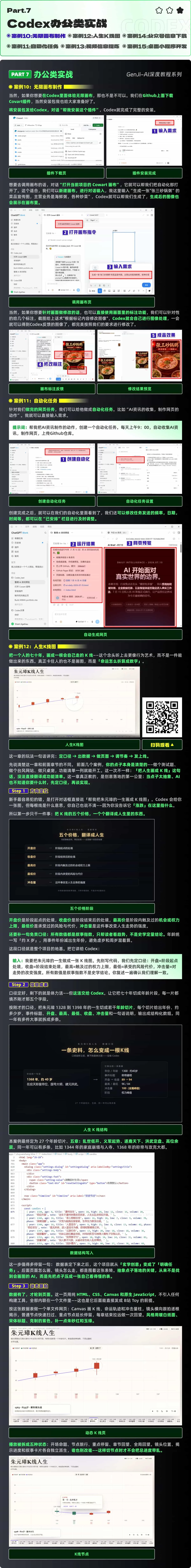 22个实战案例！Codex 零基础保姆级手册进阶版