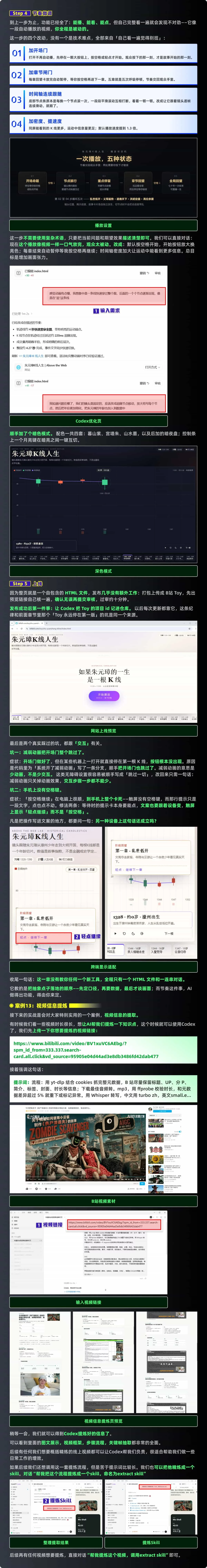 22个实战案例！Codex 零基础保姆级手册进阶版