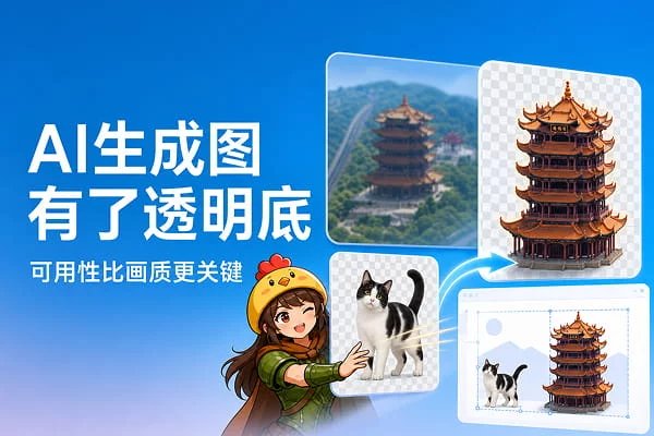 一句提示词搞定透明背景，GPT image 2生成即用设计素材