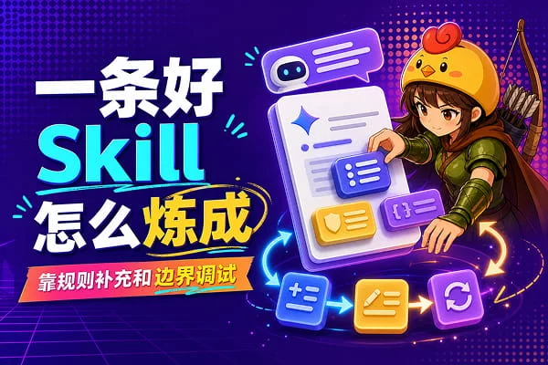 几句话完成修订,教你用AI轻松打磨新Skill