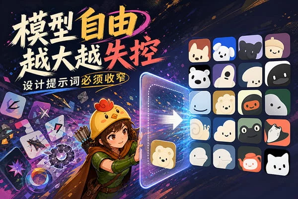 怎样用AI批量输出风格一致的图标？答案是强约束