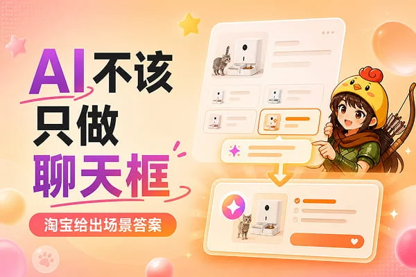 还在做全局AI入口？看淘宝怎么把AI融入挑选流程