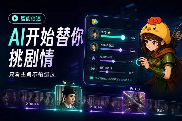 追剧注水又怕漏主角，这个痛点终于被腾讯用AI解决了？